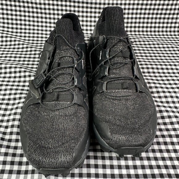 Salomon Cross Pro 2 Womens Trail Running Gorpcore Sock Sneaker All Black Size 7 - Picture 2 of 7